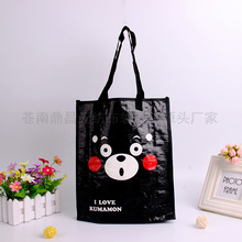 厂家批发无纺布手提袋印logo熊本熊袋立体卡通购物覆膜袋加厚