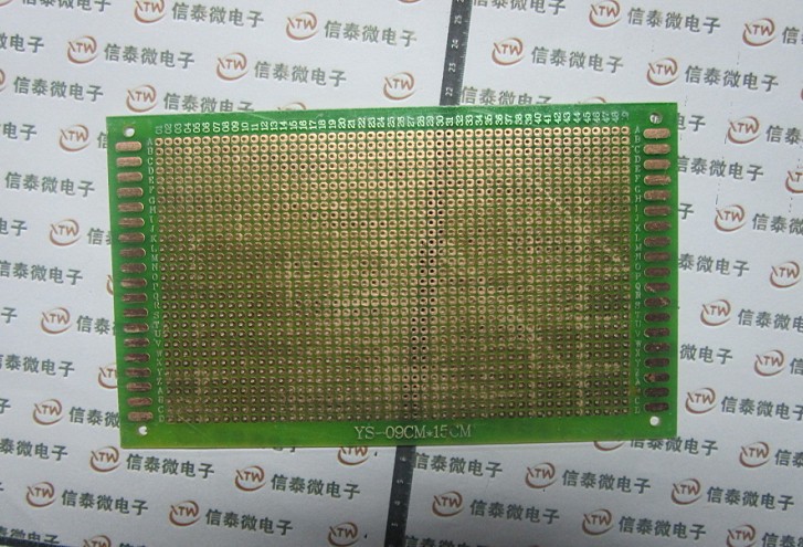 优质数控玻纤万用电路板 试验板 洞洞板 绿油板 万能板 9*15CM