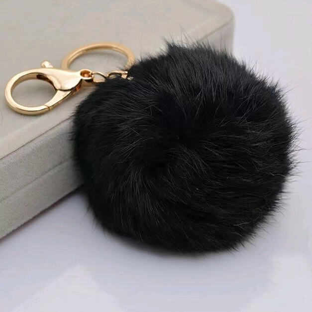 Металлический пуховый шар, модный подвес, брелок, Aliexpress, handmade, 8см
