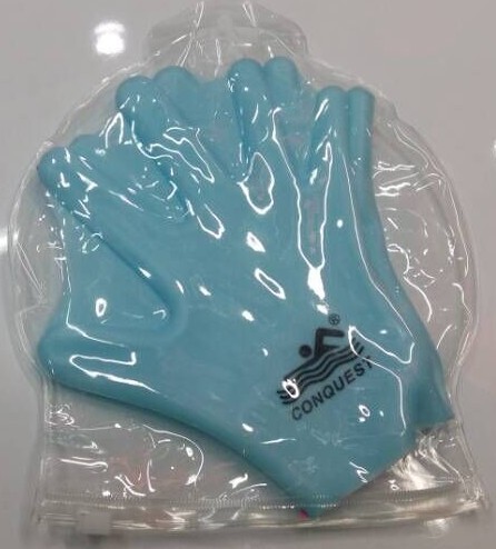 厂家直供 硅胶手蹼 硅胶潜水用品 儿童提速助泳手蹼 手套详情图10