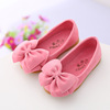 Princess 2020 spring new children's girl leather shoes children's shoes Korean single shoes baby shoes casual bean shoes tide
