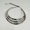 Fashionable accessory, glossy metal choker, false collar, European style, simple and elegant design