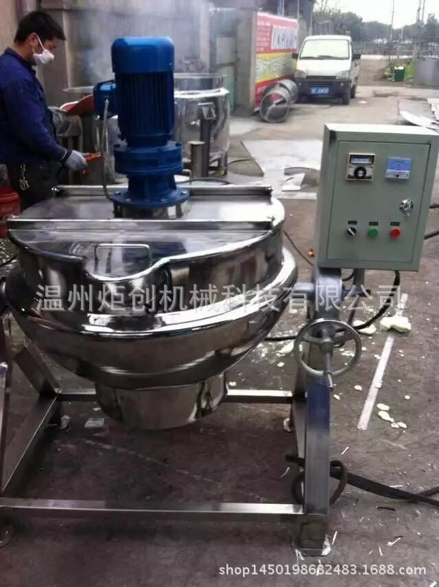 可倾式蒸气加热夹层锅