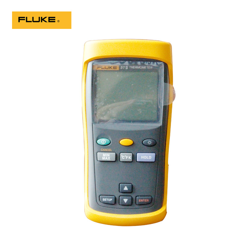 FLUKE51-2数字温度表F52-II  F51-2/F52-2/F54-2 温度探头80PK-3A