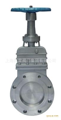 Shanghai Wind and thunder Stainless steel Knife gate valve PZ673H Knife gate valve Gate valve