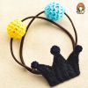 Woven children's pony handmade, hair accessory, Korean style, South Korea, new collection