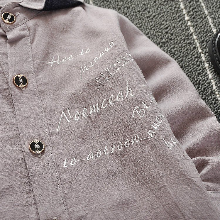 Chemise garcon à manche longue - Ref 2075820 Image 16