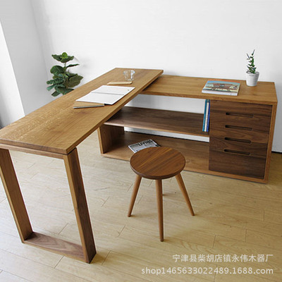 White oak desk Northern Europe solid wood The computer table Simplicity Study furniture Writing Manufactor wholesale customized desk