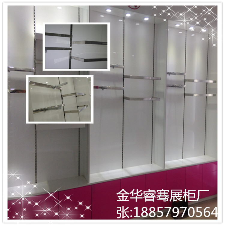 东阳母婴中黑展柜 定制彩色展柜 白色展示柜 木质展示柜厂家直销