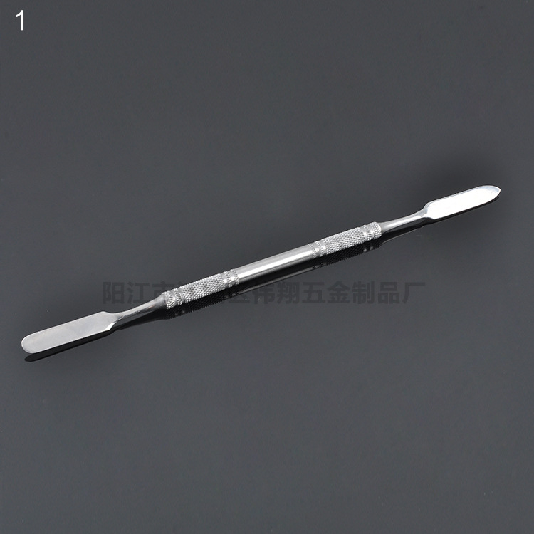 不锈钢调色棒 搅拌工具彩妆颜料调色用具 眼影粉底搅动18cm长现货|ru