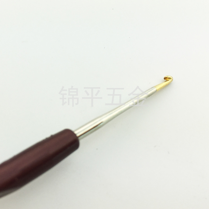 厂家直销 小号特细镀金钩针 蕾丝编织工具DIY套装详情图7