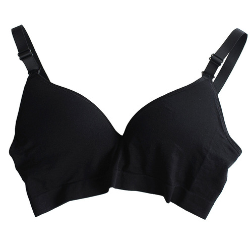 Nursing bra, large size cotton, maternity bra, no rims, pregnancy thin, breastfeeding, push-up side closing, summer and autumn