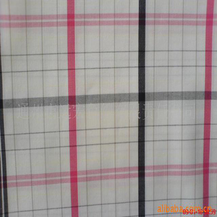 厂家衬衫时装布料 几何提花自主现代面料批发