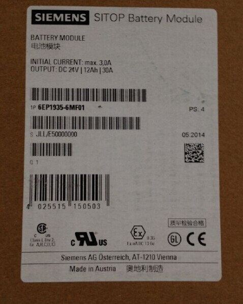 ԭװ��Ʒ ������SITOP���ģ��12Ah 6EP1935-6MF01 24 V/12 AH