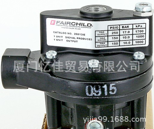 FAIRCHILD 仙童20813IE气体增压器 增压阀 减压器 继电器 转换器