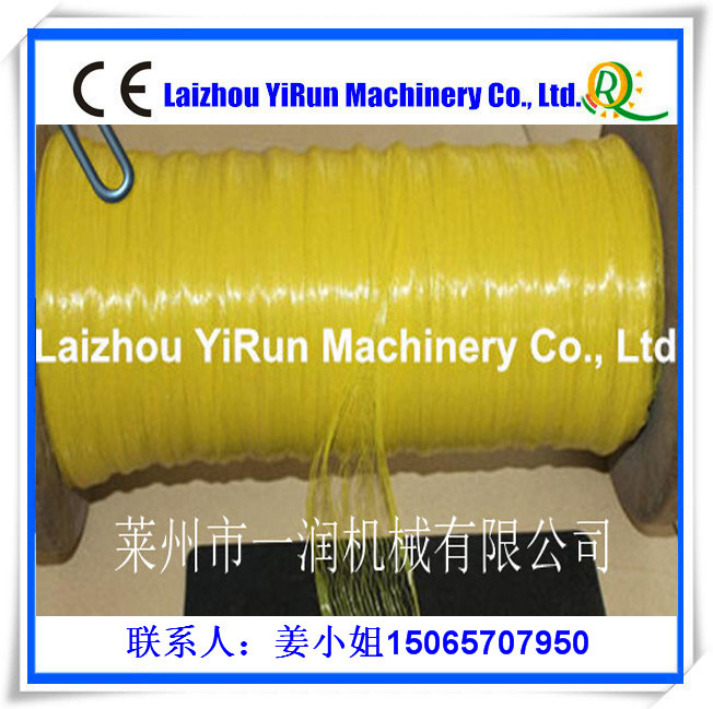 塑料网状撕裂膜裂膜线拉丝设备厂家供应 原料或是回料都可用