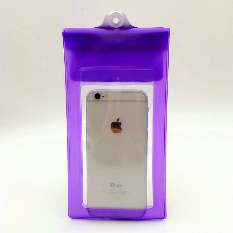 厂家直销挂绳手机防水袋 旅游漂流游泳必备触屏防水手机袋防水套