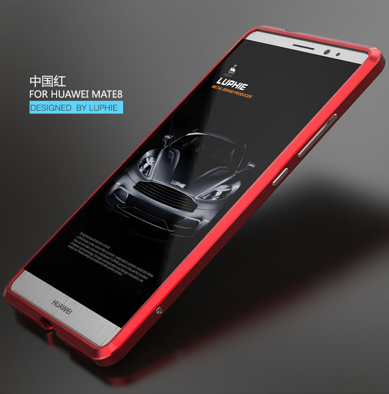 Luphie Blade Sword Slim Light Aluminum Bumper Metal Shell Case for Huawei Mate 8