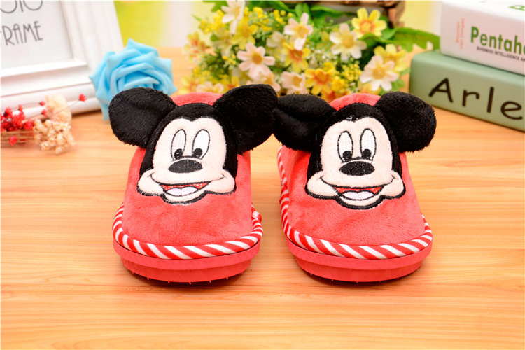 Pantoufles enfants en suède pour hiver - semelle coton - Ref 1017437 Image 32