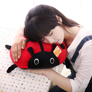 仿真昆虫甲壳虫趴趴虫七星瓢虫毛绒玩具可来图吉祥物定做