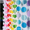 2M wave dot round sheet double -layer three -dimensional paper pull -out balloons hanging decoration wedding party home classroom shopping mall layout