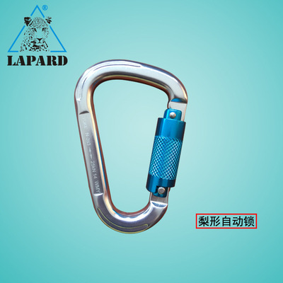 Taiwan YOKE quality goods Climbing Mountaineering Pear-shaped automatic Master Lock Quickdraw Super Aviation aluminium alloy 25KN