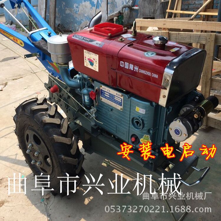 小型柴油水冷手扶拖拉机 101柴油犁地机