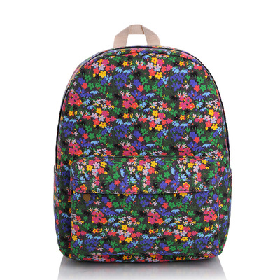 日系杂志款学院派复古怀旧风帆布双肩包 推荐