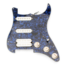 電吉他單單雙面板全套電路 電吉他護板 藍珍珠