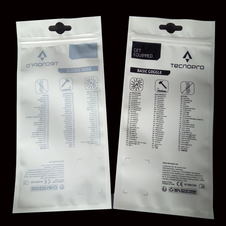 生产泳镜 泳帽塑料自封袋 奶白印刷OPP复CPP防水袋公明下村厂家