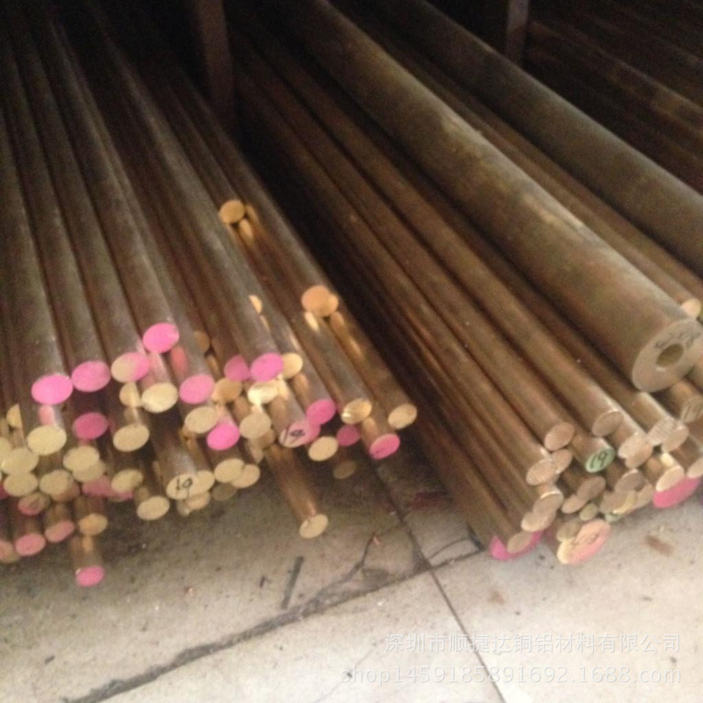 H59无铅环保黄铜棒 铆料黄铜棒 实心大直径黄铜棒 切割零售