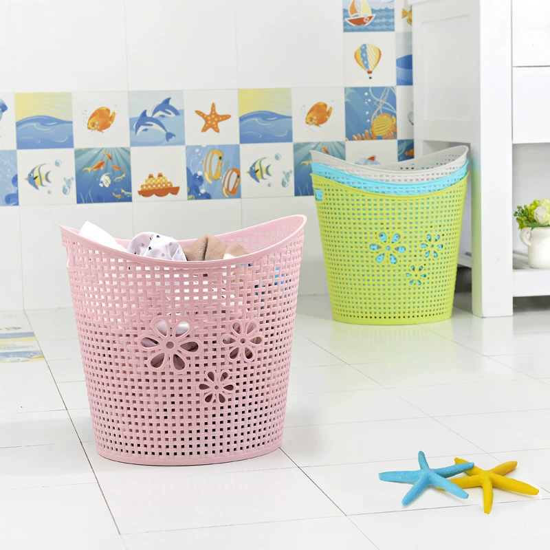 Woven storage system, small laundry basket