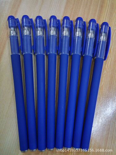 Black matte gel pen wholesale student exam business signature pen blue 0.5mm bullet red water pen