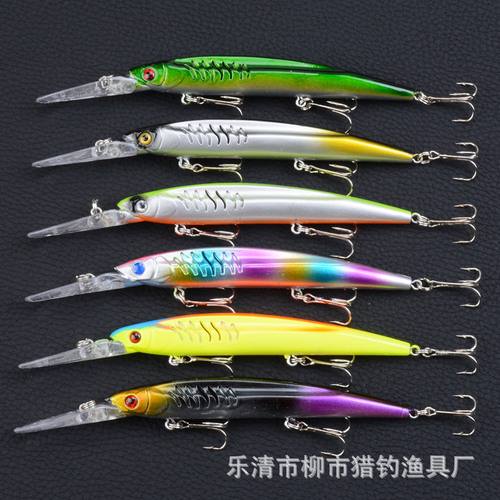 Lure fake bait 6 color set minnow bait 14.5cm/12.7g bionic bait plastic hard bait cross-border foreign trade