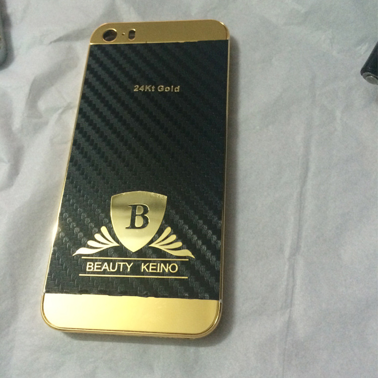 铝合金电镀双色加工 iPhone手机壳电镀双色金 金属表面处理镀金