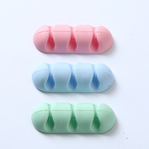 Desktop wall wire fixed self-adhesive wire clip network cable storage and sorting buckle wire organizer wire fixer 12g