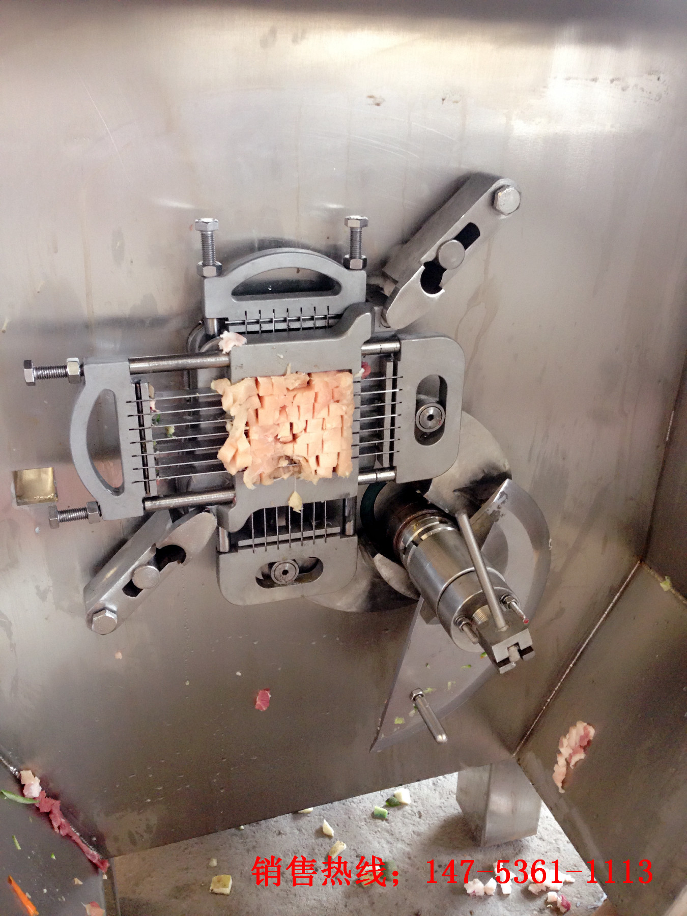 厂家现货牛肉切丁机 鸡肉切丁机 冻牛肉切丁机 一次成型 加工定制