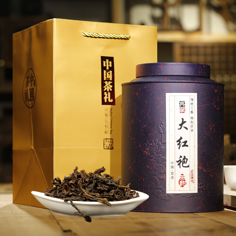 新茶批发春茶浓香大红袍茶叶500g礼盒装 武夷山岩茶乌龙茶