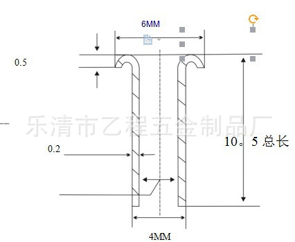 黄铜全空心铆钉，驱油，4*0.2*10.5总长25元/一千件,包运