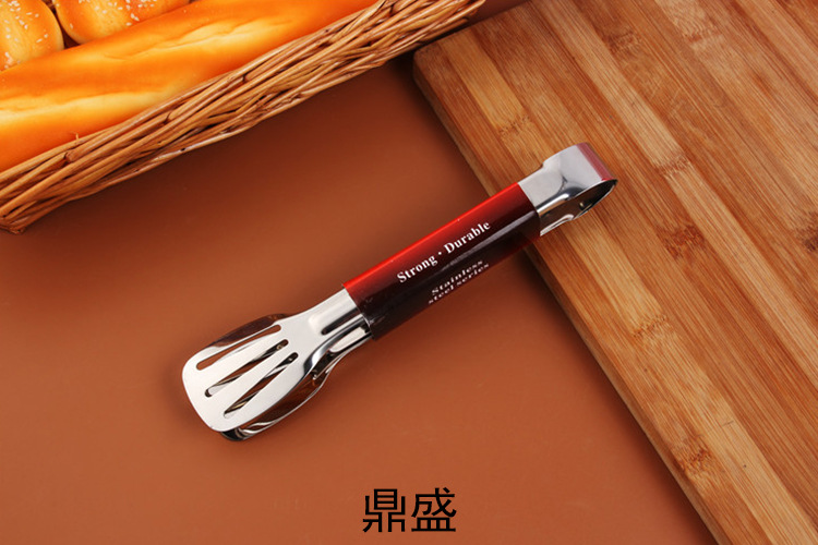 自助餐夹子_201厨房家用食品夹 不锈钢面包夹