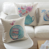 Jewelry Home Chinese style ink sofa pillow pillow pillow thick cotton and linen furnishings cushion cushion pillow production