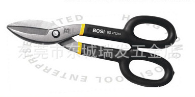 波斯BOSI铁皮剪10寸BS273210白铁剪美式铁皮剪刀BS-E312铁皮剪