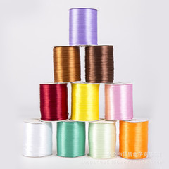 0.3cm細絲帶婚慶裝飾綢帶 書籤包裝繩織帶 扎喜糖盒彩帶批發