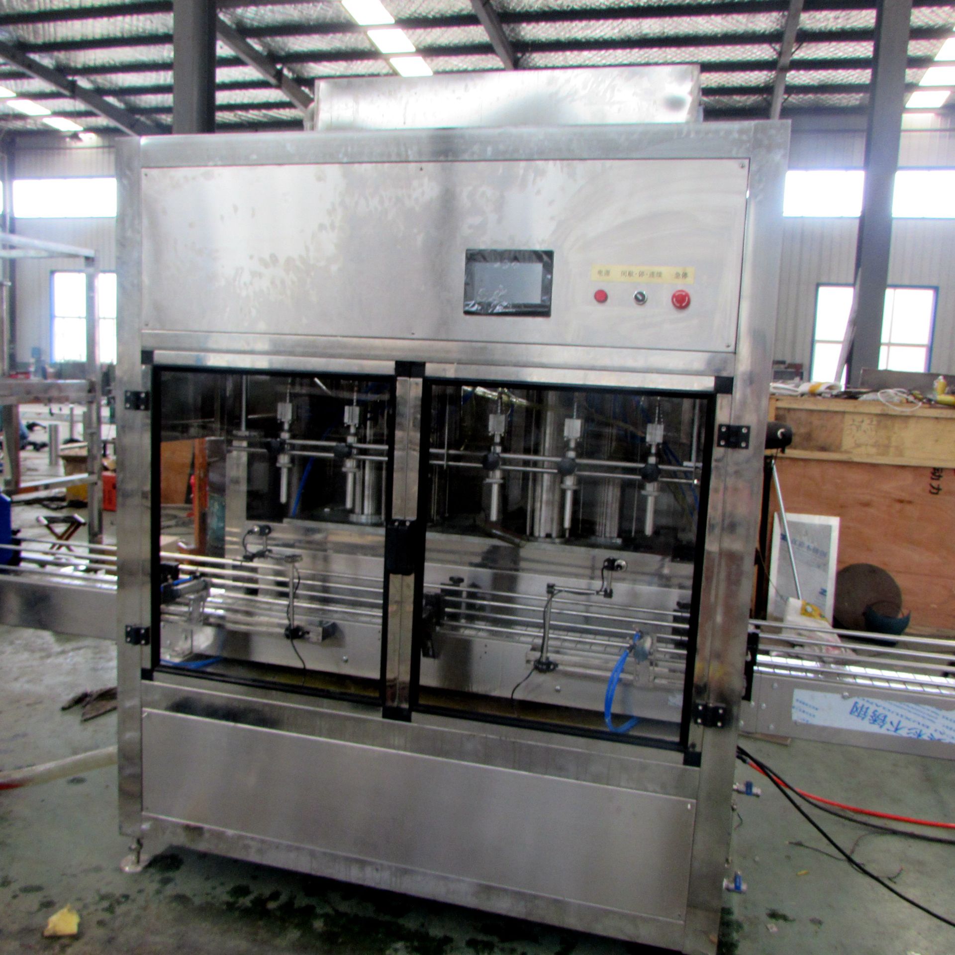 小包装汤汁灌装线  番茄酱 辣椒酱灌装生产   全自动柱塞式灌装机