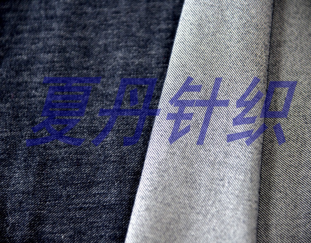 精梳棉60涤40斜纹牛仔布，仿牛仔