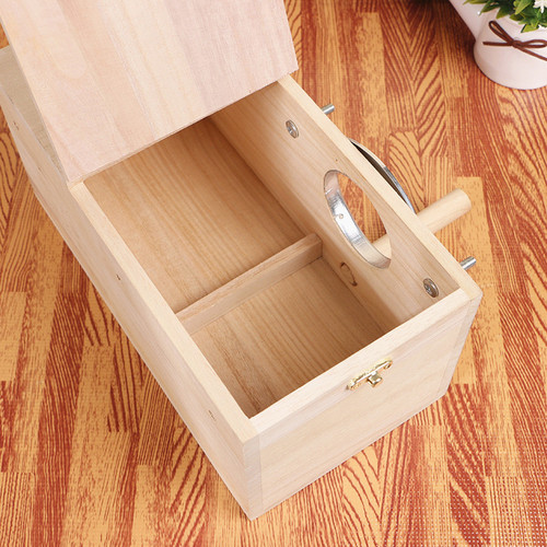 Bird nest bird breeding box tiger skin bird house cypress wood pine wood vertical breeding box bird cage supplies nest box outdoor incubator