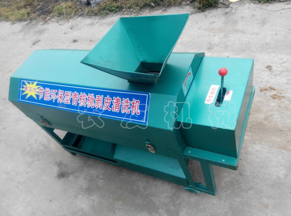 纸皮青核桃剥壳机价格 优质青核桃脱壳清洗机