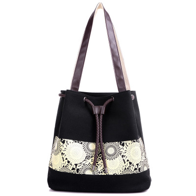 现货供应韩版范休闲大容量民族风女包帆布手提购物袋式低价