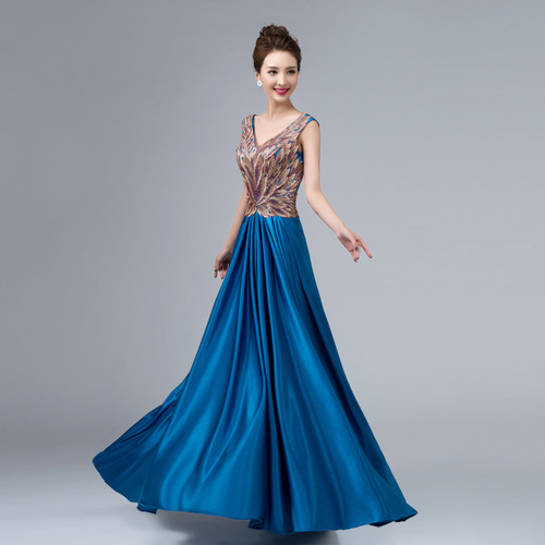 green emerald velvet dress Phoenix Gown main image 1