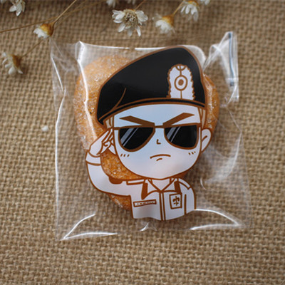 烘焙包装 绿豆糕巧克力手工皂袋子 试用装曲奇饼干袋100枚 10*10